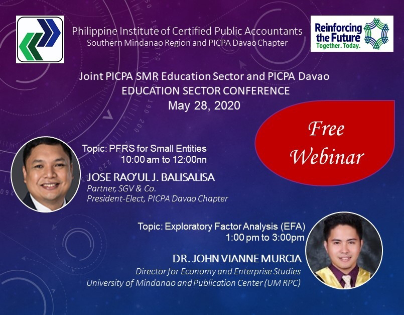 WEBINAR: JOINT PICPA SOUTHERN MINDANAO REGION EDUCATION SECTOR and ...