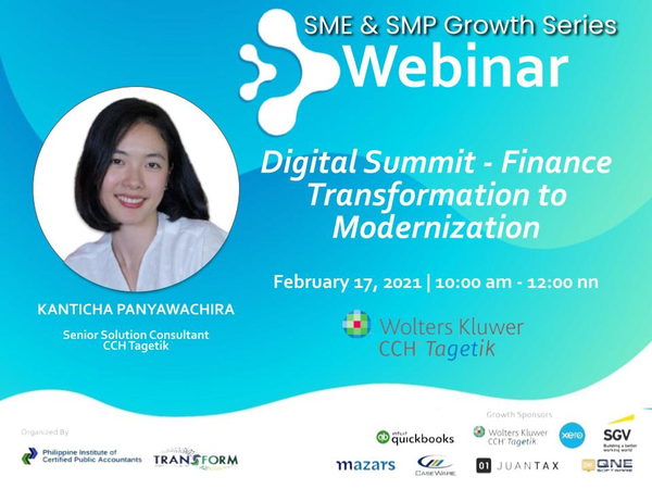 SME & SMP GROWTH Series: Digital Summit - Finance Transformation to ...