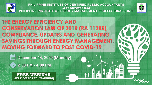 FREE WEBINAR: THE ENERGY EFFICIENCY AND CONSERVATION LAW OF 2019 (RA ...