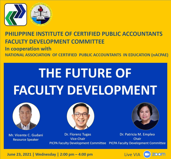 WEBINAR: THE FUTURE OF FACULTY DEVELOPMENT | Philippine Institute of ...